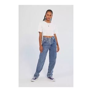 UO BDG acid wash, high rise baggy jeans